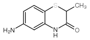 6-氨基-2-甲基-2H-1,4-苯并噻唑-3(4H)-酮结构式
