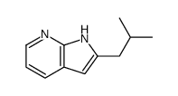 2-异丁基-1H-吡咯并[2,3-b]吡啶结构式