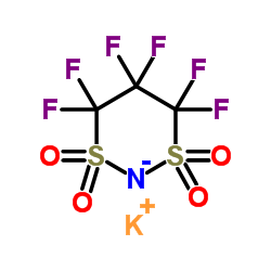 1,1,2,2,3,3-六氟丙烷-1,3-二磺酰亚胺钾结构式