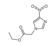 ethyl 2-(4-nitroimidazol-1-yl)acetate Structure