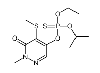 5-[ethoxy(propan-2-yloxy)phosphinothioyl]oxy-2-methyl-4-methylsulfanylpyridazin-3-one结构式