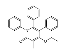 4-ethoxy-3-methyl-1,5,6-triphenylpyridin-2-one结构式