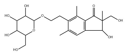 Pterosin L 2'-O-glucoside结构式