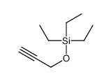 triethyl(prop-2-ynoxy)silane结构式