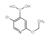 5-溴-2-乙氧基砒啶-4-硼酸结构式