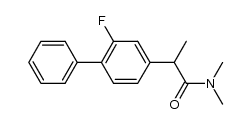 2-(2-fluoro-[1,1'-biphenyl]-4-yl)-N,N-dimethylpropanamide Structure