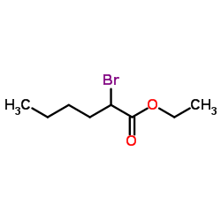 2-溴己酸乙酯　结构式
