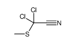 2,2-dichloro-2-methylsulfanylacetonitrile结构式