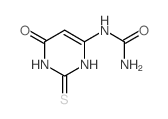 (6-oxo-2-sulfanylidene-3H-pyrimidin-4-yl)urea Structure
