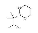 2-(2,3-dimethylbutan-2-yl)-1,3,2-dioxaborinane结构式