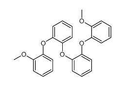 1-methoxy-2-[2-[2-(2-methoxyphenoxy)phenoxy]phenoxy]benzene Structure