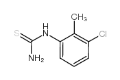 1-(3-Chloro-2-methylphenyl)-2-thiourea Structure