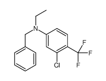 N-benzyl-3-chloro-N-ethyl-4-(trifluoromethyl)aniline Structure