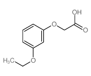 Aceticacid, 2-(3-ethoxyphenoxy)-结构式