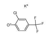 potassium salt of 2-chloro-4-trifluoromethylphenol结构式