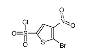 5-bromo-4-nitrothiophene-2-sulfonyl chloride Structure
