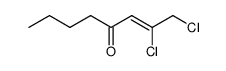 1,2-dichloro-2-octen-4-one Structure