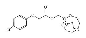silantranylmethyl (p-chlorophenoxy)acetate Structure