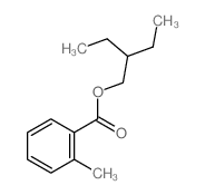 2-ethylbutyl 2-methylbenzoate structure