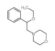 Morpholine,4-(2-ethoxy-2-phenylethyl)-结构式