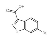 6-溴-1,2-苯并异噻唑-3-甲酸结构式