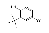 p-Amino-3-t-butylphenoxyl Structure
