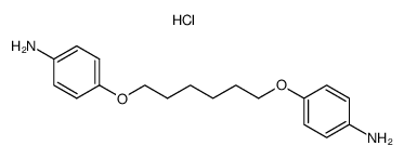 4,4'-[1,6-hexanediylbis(oxy)]bis[benzenamine] dihydrochloride Structure