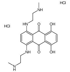 1,4-dihydroxy-5,8-bis[2-(methylamino)ethylamino]anthracene-9,10-dione,dihydrochloride结构式