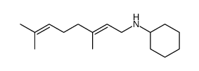 geranyl-cyclohexylamine Structure