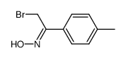 Syn-α-Brom-p-methyl-acetophenon oxim Structure