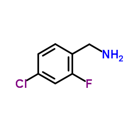 4-氯-2-氟苄胺结构式