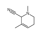 1,5-dimethyl-3,6-dihydro-2H-pyridine-6-carbonitrile结构式