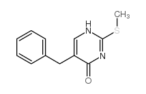4(1H)-Pyrimidinone, 2-(methylthio)-5-(phenylmethyl)-结构式