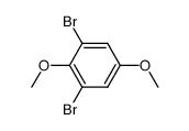 2,6-dibromo-1,4-dimethoxybenzene Structure