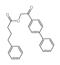 [2-oxo-2-(4-phenylphenyl)ethyl] 4-phenylbutanoate结构式
