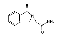 (S)-1-[(R)-α-甲基苄基)氮杂环丙烷-2-甲酰胺结构式