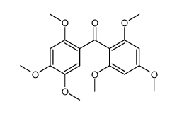 2,2',4,4',5',6-hexamethoxybenzophenone结构式