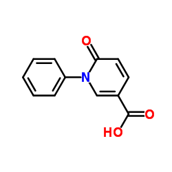 6-氧代-1-苯基-1,6-二氢吡啶-3-甲酸结构式