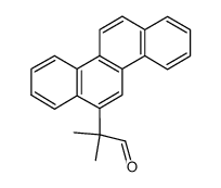 2-methyl-2-(6-chrysenyl)propanal Structure