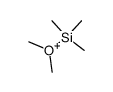 dimethyl(trimethylsilyl)oxonium Structure