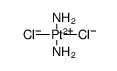 Platinum, diamminedichloro-, (SP-4-1) Structure