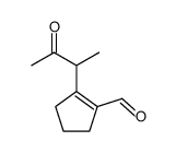 2-(3-oxobutan-2-yl)cyclopent-1-ene-1-carbaldehyde Structure