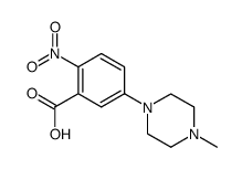 2-nitro-5-(4-methylpiperazin-1-yl)benzoic acid Structure