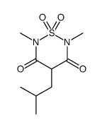 2,6-dimethyl-4-(2-methylpropyl)-2H-1,2,6-thiadiazine-3,5(4H,6H)-dione 1,1-dioxide Structure