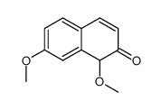 1,7-dimethoxynaphthalen-2(1H)-one结构式