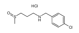 N-p-chlorobenzyl-3-methylsulfenylpropylamine hydrochloride结构式