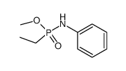 methyl N-phenyl-P-ethylphosphonamidate结构式