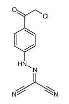 2-[[4-(2-chloroacetyl)phenyl]hydrazinylidene]propanedinitrile结构式