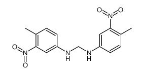 N,N'-bis-(4-methyl-3-nitro-phenyl)-methylenediamine结构式