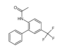 2-acetamino-5-trifluoromethylbiphenyl Structure